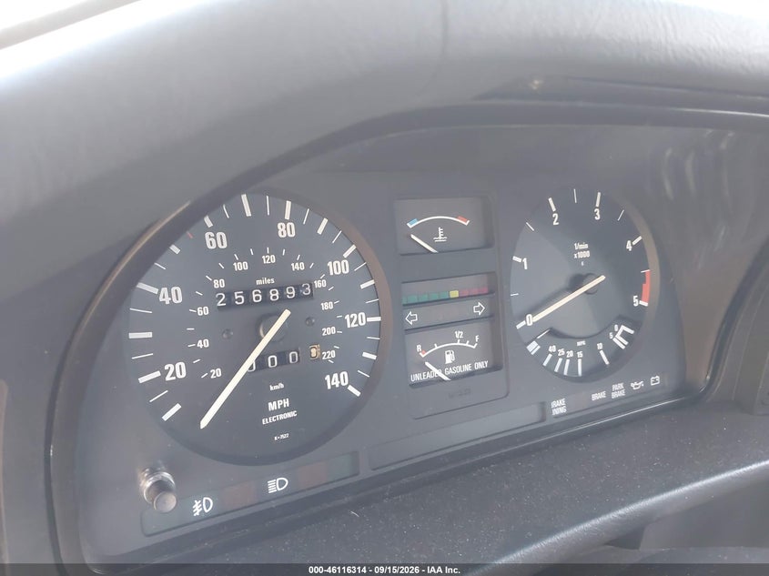 1986 BMW 528 auction photo 7