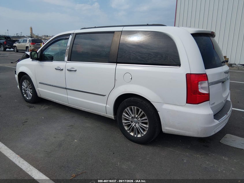 Vin: 2c4rc1cg7fr741015, lot: 46616053, chrysler town & country touring-l 20153