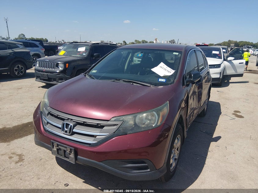 2012 Honda CR-V, Левый бок, IAAI, VIN 5J6RM3H38CL035975 — фото 2