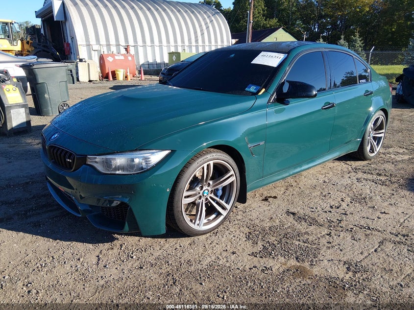 Vin: wbs8m9c52g5d31299, lot: 46616067, bmw m3 20162