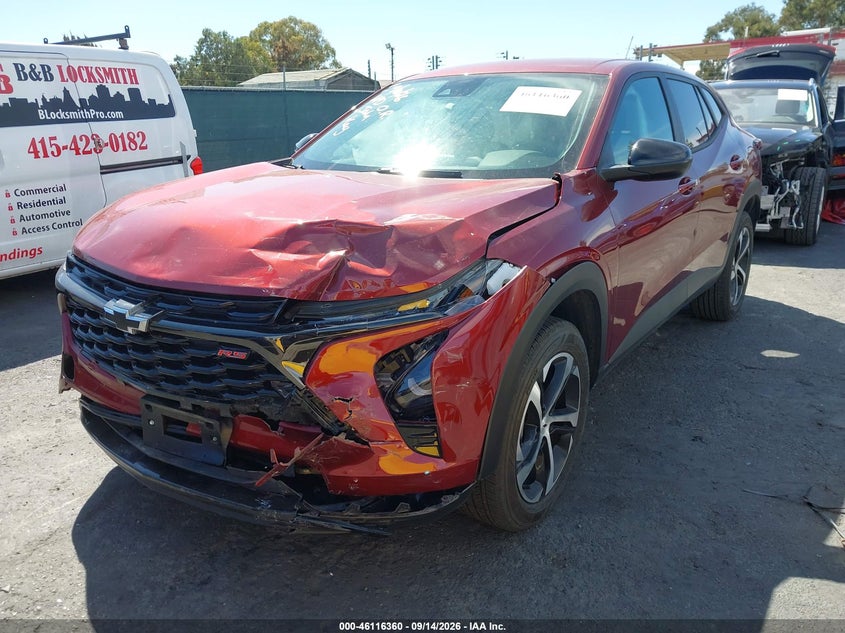Vin: kl77lge21rc037074, lot: 46616076, chevrolet trax fwd 1rs 20242
