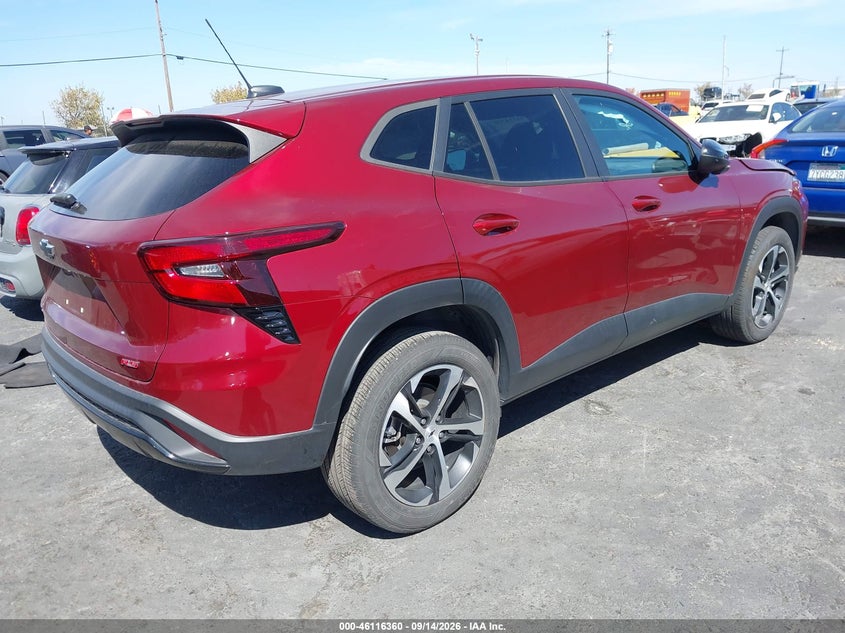 Vin: kl77lge21rc037074, lot: 46616076, chevrolet trax fwd 1rs 20244