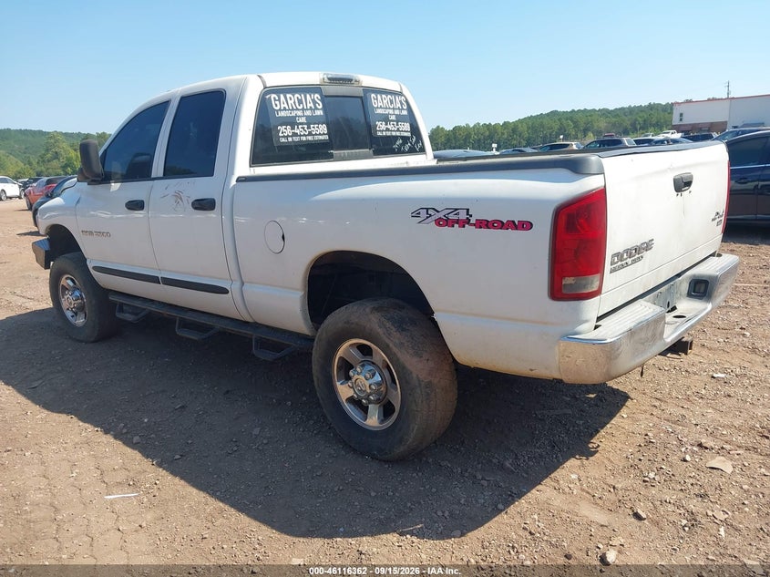 2004 DODGE RAM 2500 auction photo 3