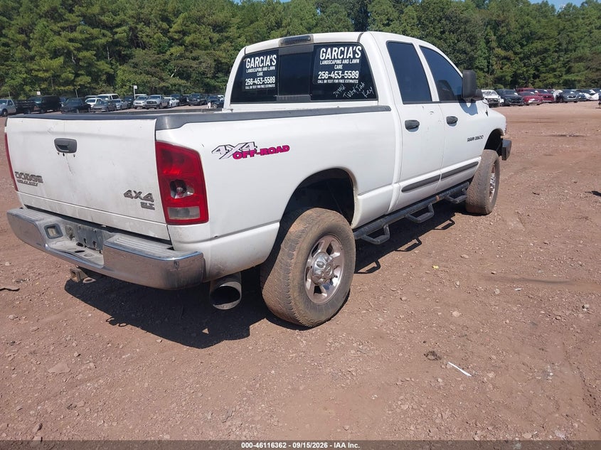 2004 DODGE RAM 2500 auction photo 4