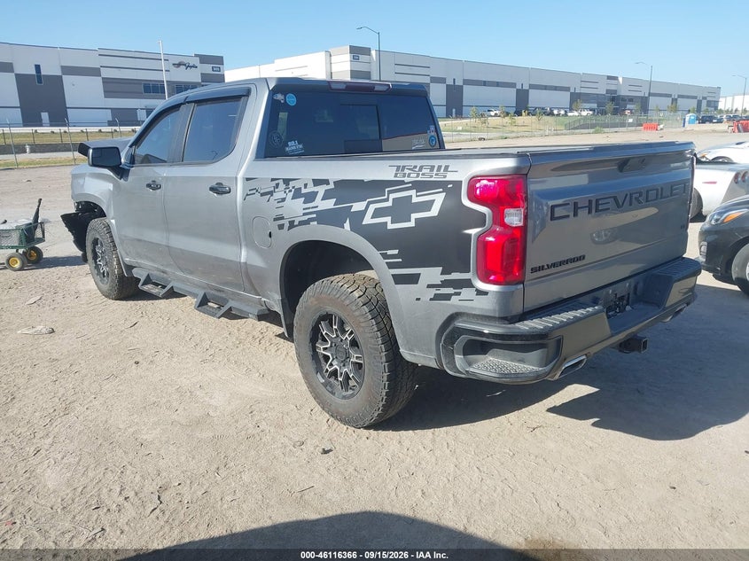 Vin: 1gcpyfedxlz183218, lot: 46616082, chevrolet silverado 1500 4wd  short bed lt trail boss 20203