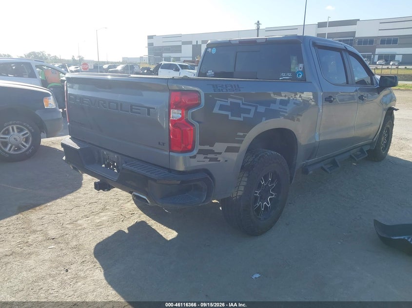 Vin: 1gcpyfedxlz183218, lot: 46616082, chevrolet silverado 1500 4wd  short bed lt trail boss 20204