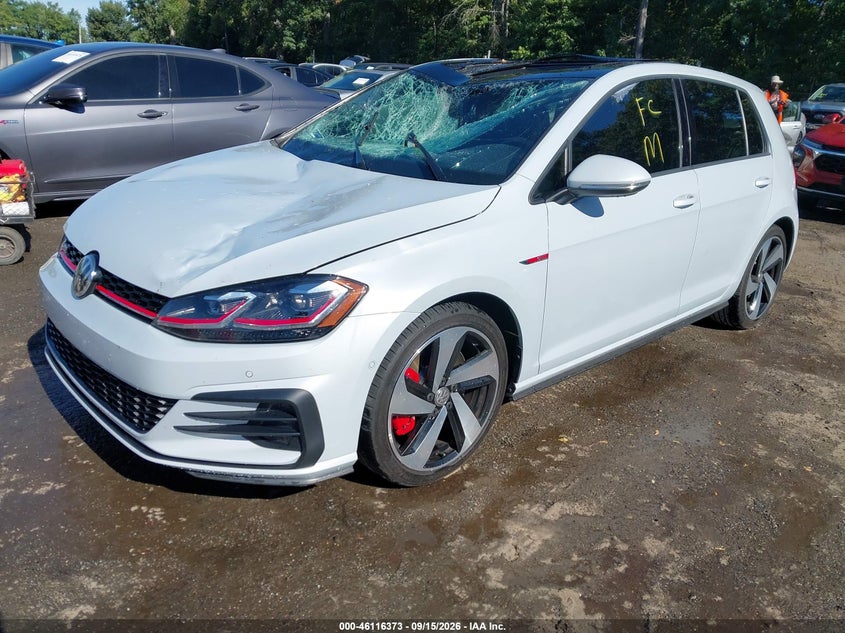 Vin: 3vw6t7au2km001661, lot: 46616089, volkswagen golf gti 2.0t autobahn/2.0t rabbit edition/2.0t s/2.0t se 20192