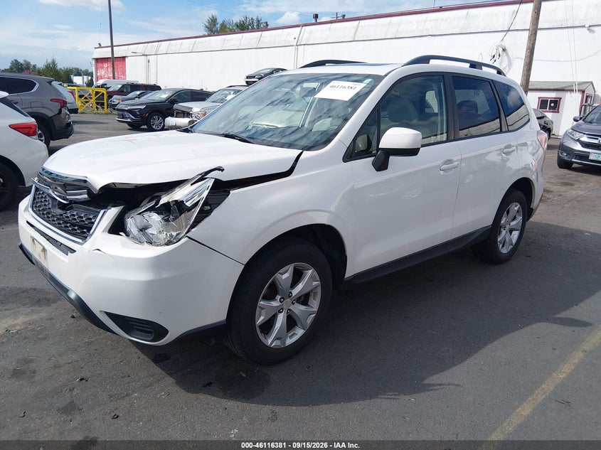 2016 Subaru Forester, Лівий перед, IAAI, VIN JF2SJADC4GH479200 — фото 2