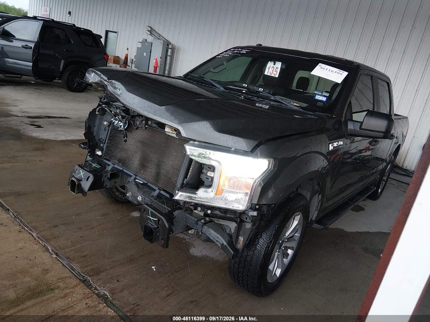 Vin: 1ftew1c56jkf34370, lot: 46616115, ford f-150 xl 20182