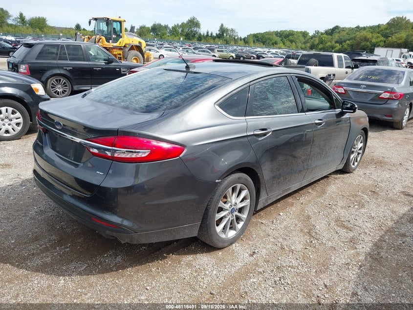 Vin: 3fa6p0h71hr345417, lot: 46616117, ford fusion se 20174