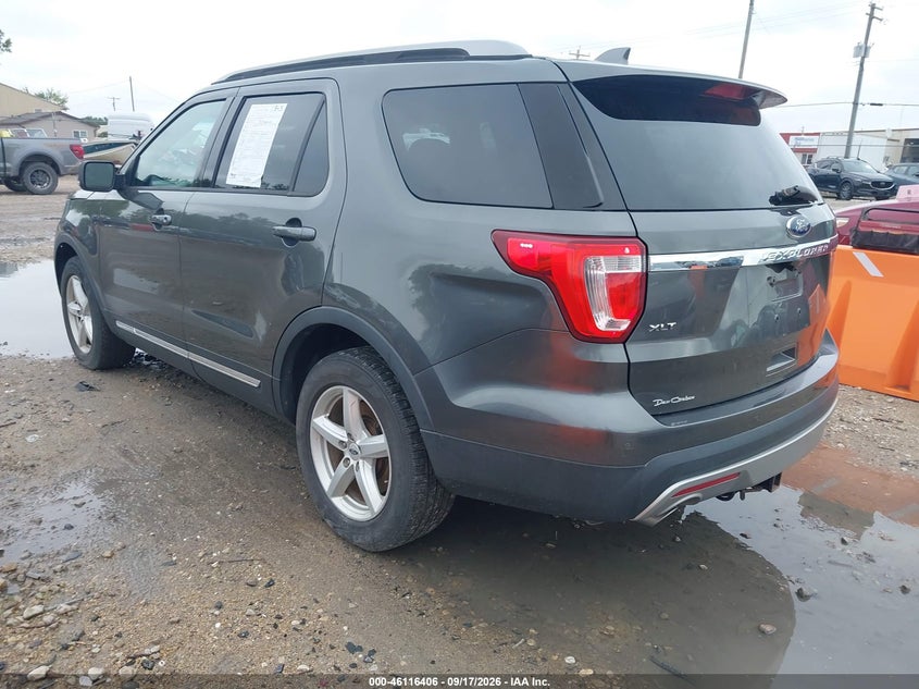Vin: 1fm5k7d81hgb18081, lot: 46616122, ford explorer xlt 20173