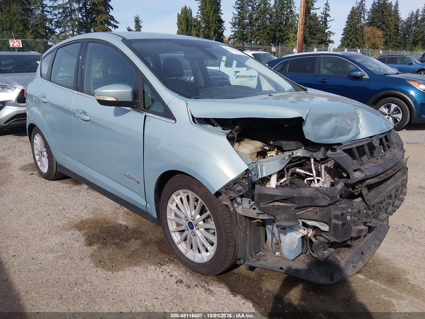 Vin: 1fadp5bu6dl523849, lot: 46616123, ford c-max hybrid sel 20131