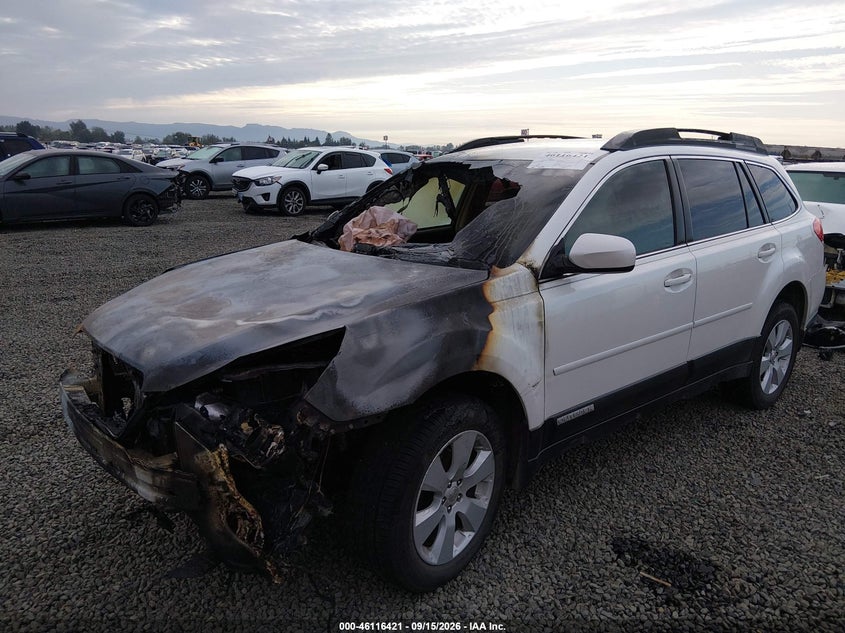 Vin: 4s4brbcc4b3408241, lot: 46616137, subaru outback 2.5i premium 20112