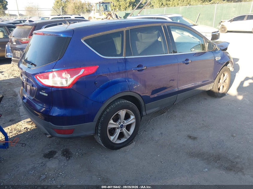 Vin: 1fmcu0gx6eud25901, lot: 46616158, ford escape se 20142
