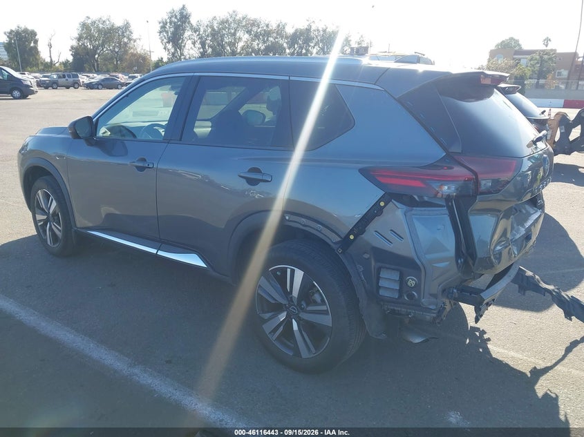 Vin: 5n1bt3ca1pc812790, lot: 46616159, nissan rogue sl fwd 20233