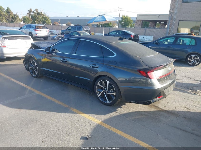 Vin: kmhl44j28pa268013, lot: 46616164, hyundai sonata sel plus 20233