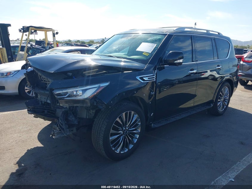 Vin: jn8az2nf5k9680242, lot: 46616168, infiniti qx80 luxe 20192
