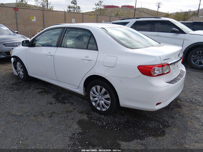 Vin: 5yfbu4ee2dp199461, lot: 46616185, toyota corolla le 20133