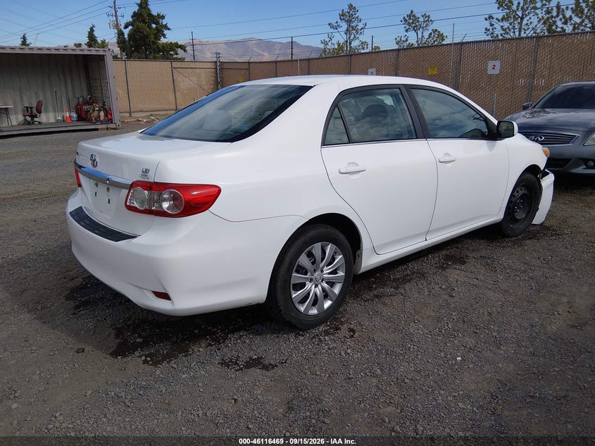 Vin: 5yfbu4ee2dp199461, lot: 46616185, toyota corolla le 20134