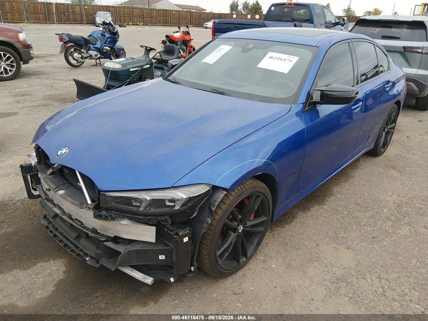 Vin: 3mw49ff01p8d60649, lot: 46616191, bmw m340i m340i xdrive 20232