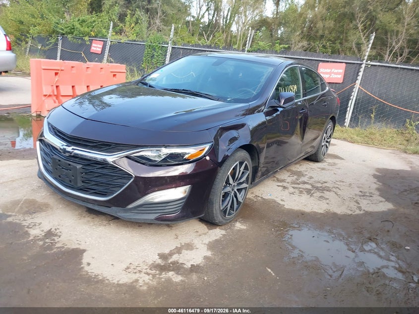Vin: 1g1zg5st2lf078684, lot: 46616195, chevrolet malibu fwd rs 20202