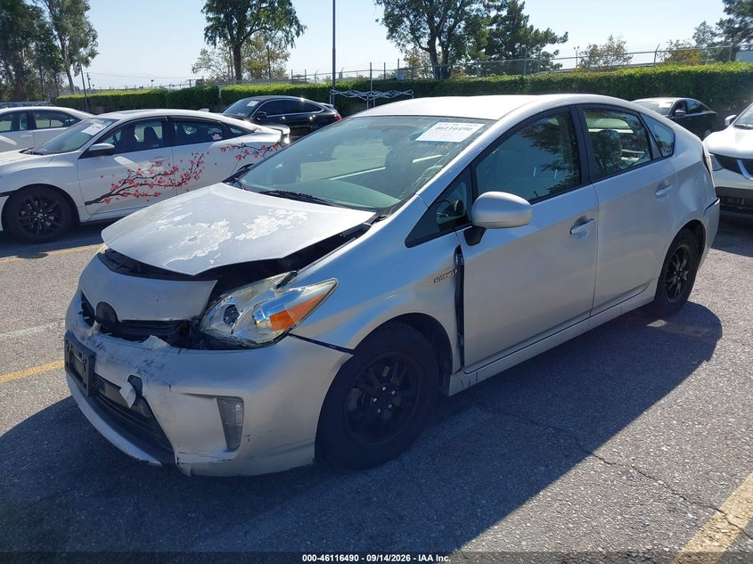 Vin: jtdkn3du0c5427209, lot: 46616206, toyota prius two 20122