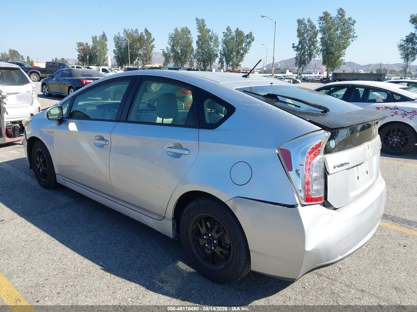 Vin: jtdkn3du0c5427209, lot: 46616206, toyota prius two 20123