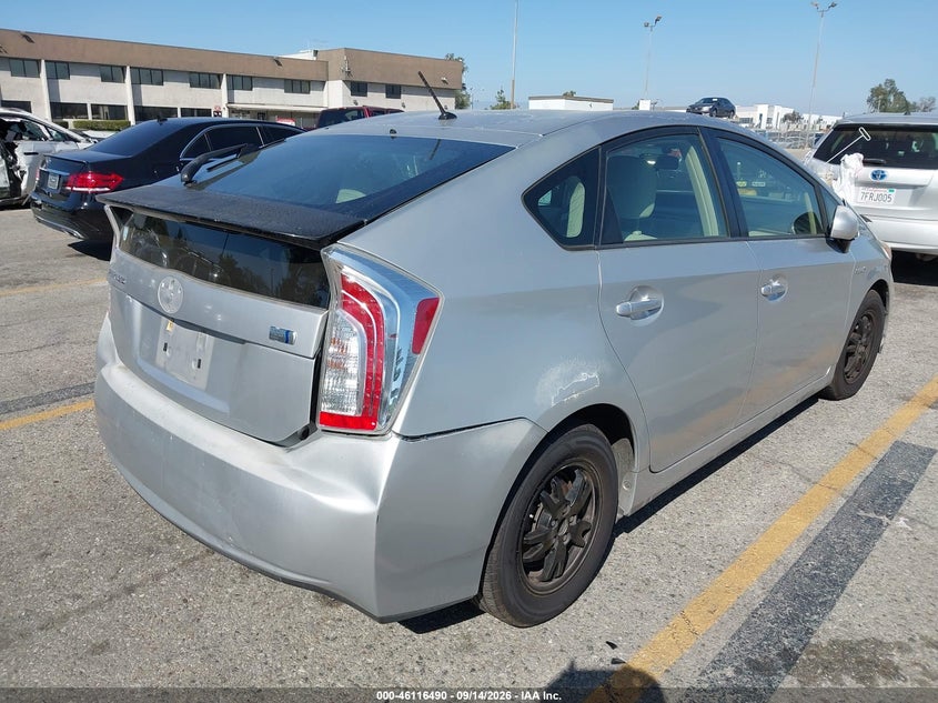 Vin: jtdkn3du0c5427209, lot: 46616206, toyota prius two 20124