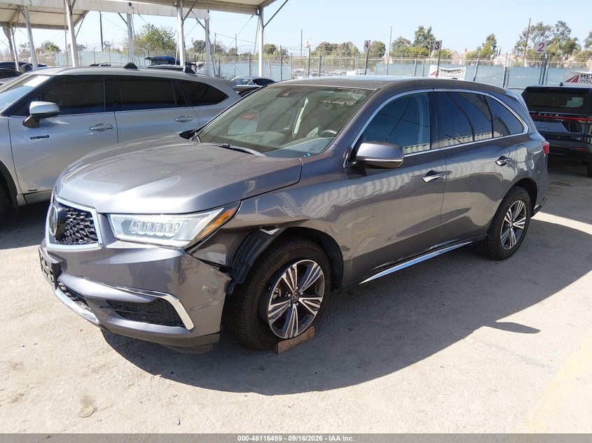 Vin: 5fryd3h3xhb000803, lot: 46616215, acura mdx 20172