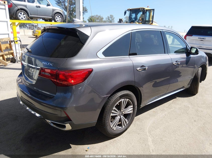 Vin: 5fryd3h3xhb000803, lot: 46616215, acura mdx 20174