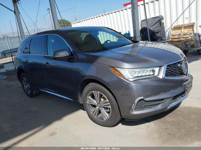 Vin: 5fryd3h3xhb000803, lot: 46616215, acura mdx 20171