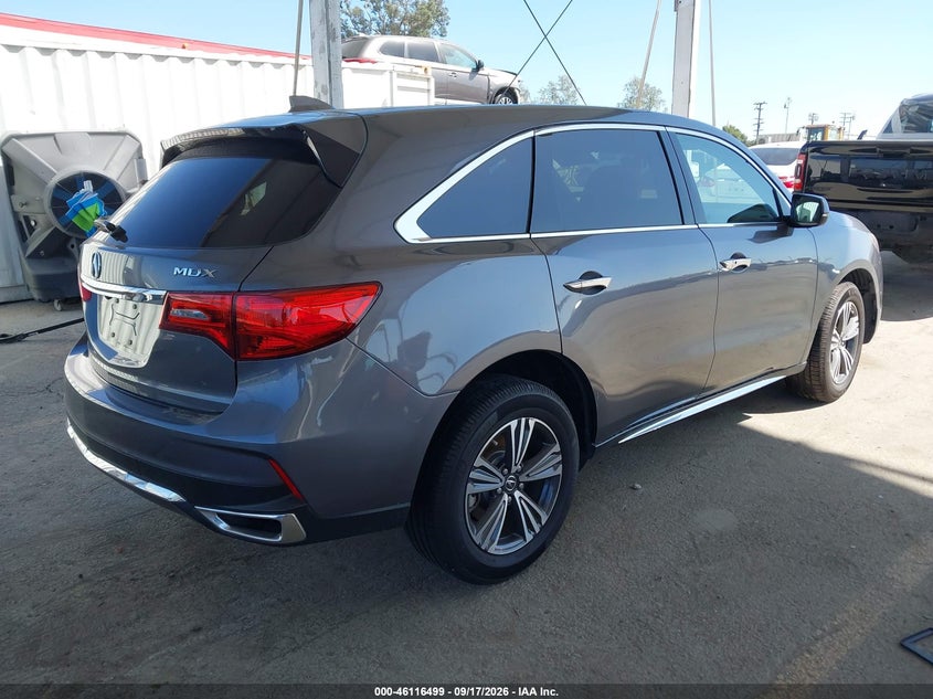 Vin: 5fryd3h3xhb000803, lot: 46616215, acura mdx 20174