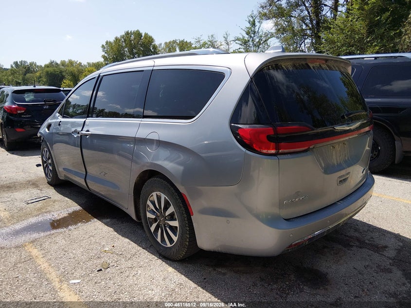 Vin: 2c4rc1l76mr581321, lot: 46616228, chrysler pacifica hybrid touring l 20213