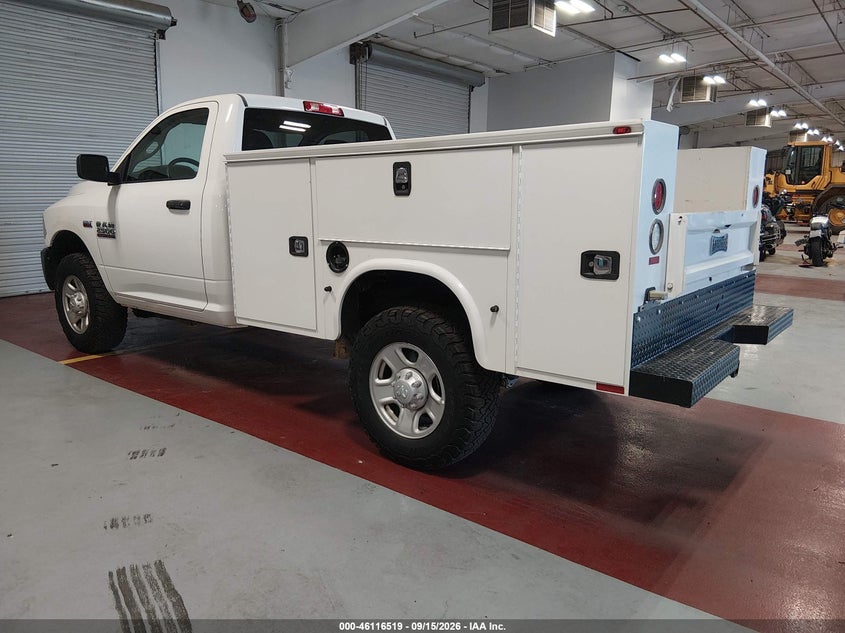 Vin: 3c7wr5aj0jg289319, lot: 46616235, ram 2500 tradesman  4x4 8' box 20183