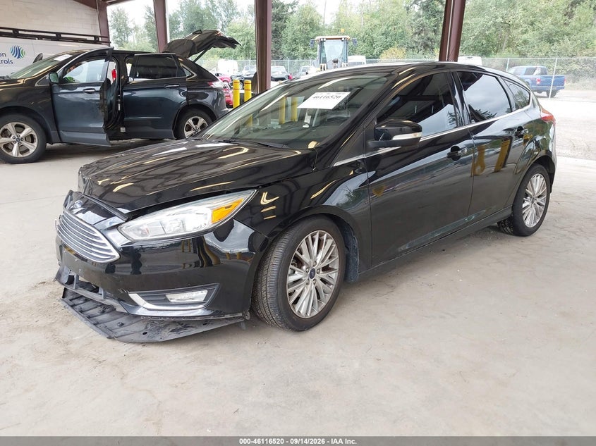 Vin: 1fadp3n29hl283944, lot: 46616236, ford focus titanium 20172