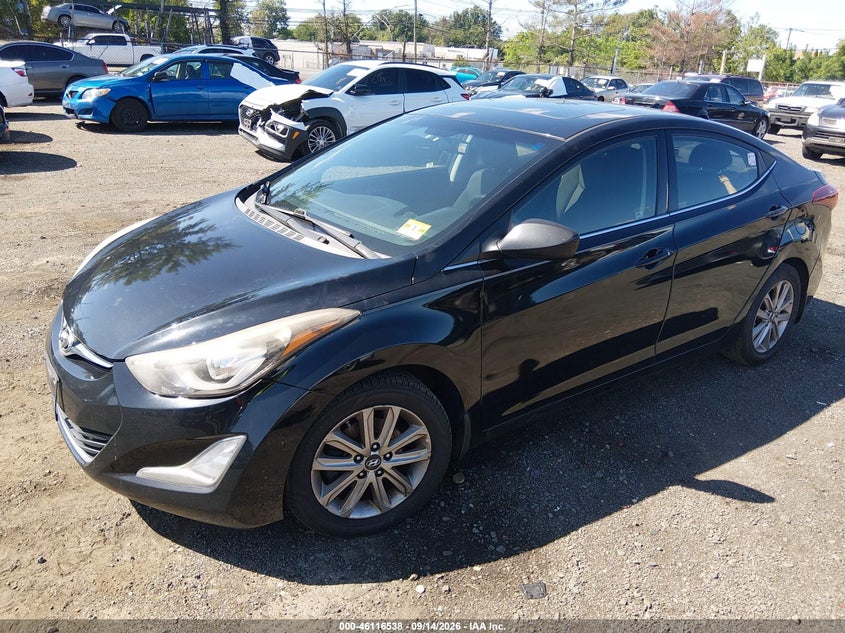 Vin: 5npdh4aexfh556162, lot: 46616254, hyundai elantra se 20152