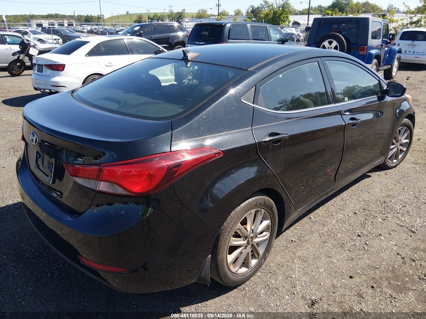 Vin: 5npdh4aexfh556162, lot: 46616254, hyundai elantra se 20154