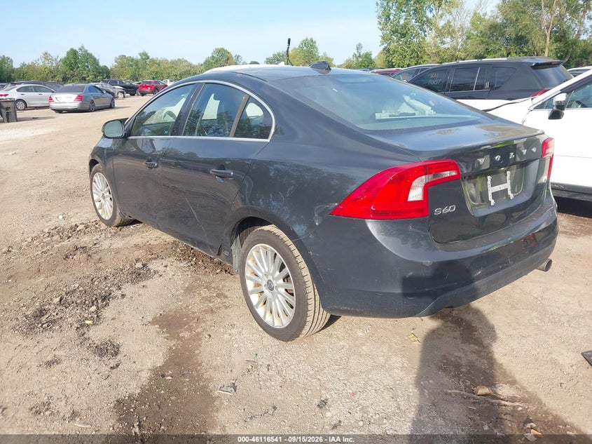 Vin: yv1612fs7d1230205, lot: 46616257, volvo s60 t5/t5 platinum/t5 premier/t5 premier plus 20133