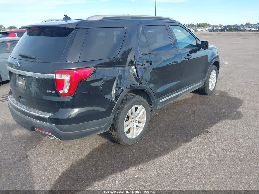 Vin: 1fm5k8d87jga74177, lot: 46616258, ford explorer xlt 20184