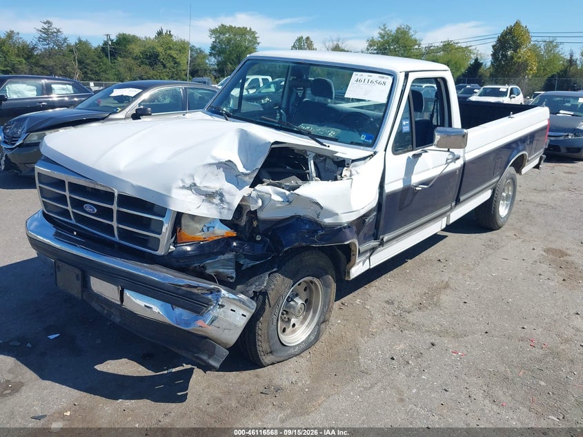1995 Ford F-150, Front End, IAAI, VIN 1FTDF15Y8SNA53572 — photo 2