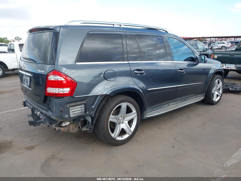 Vin: 4jgbf8ge6ba729250, lot: 46616292, mercedes-benz gl 550 4matic 20114
