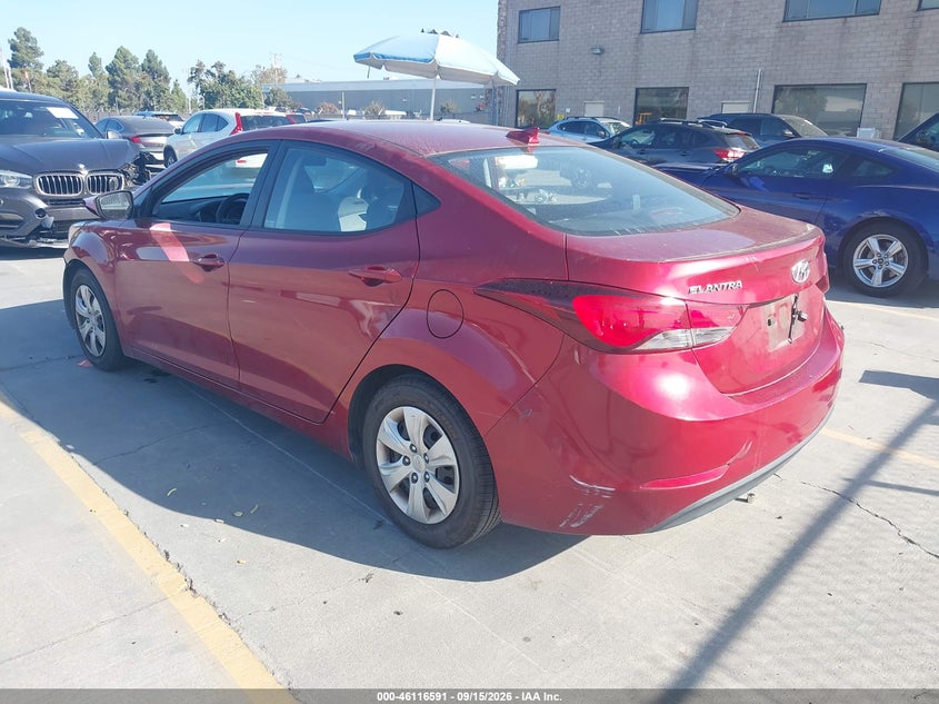 Vin: 5npdh4ae6gh728799, lot: 46616307, hyundai elantra se 20163