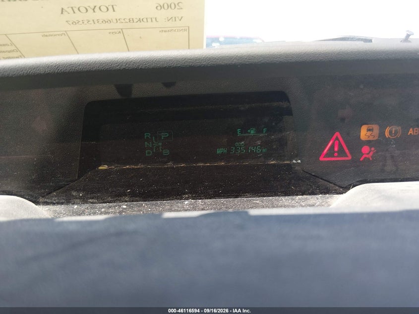 2006 TOYOTA PRIUS auction photo 7