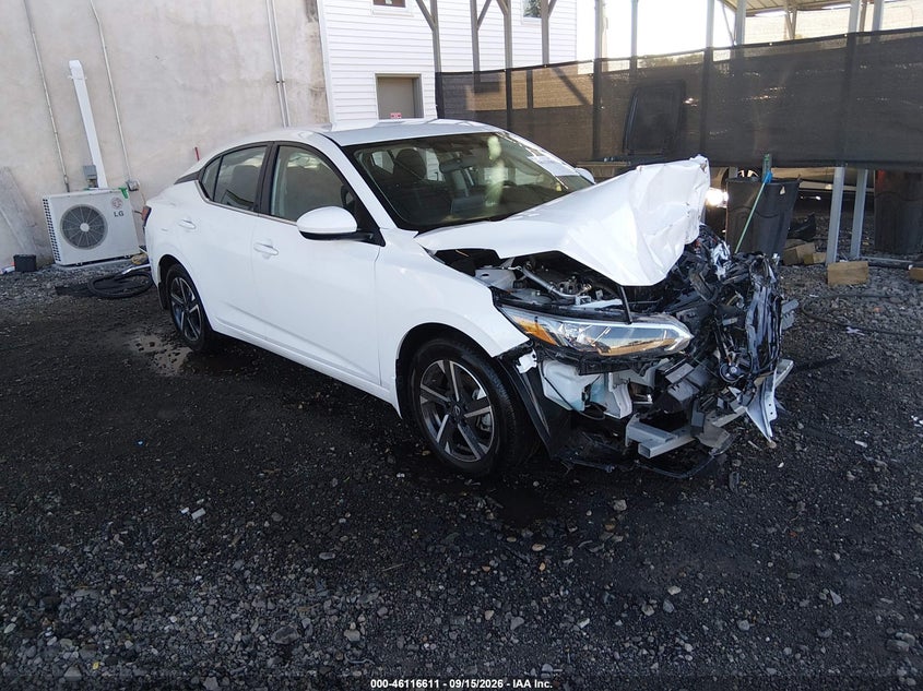 Vin: 3n1ab8cv7sy247662, lot: 46616327, nissan sentra sv 2025 img_1