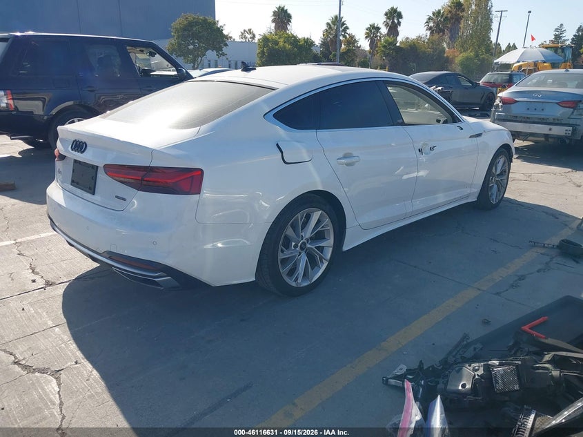 Vin: waucbcf51pa015877, lot: 46616347, audi a5 sportback premium plus 40 tfsi quattro s tronic 20234