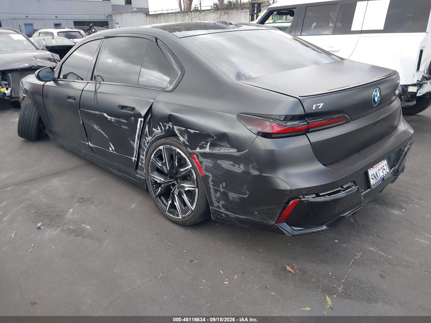 Vin: wby43ej07rcs59356, lot: 46616350, bmw i7 edrive50 20243