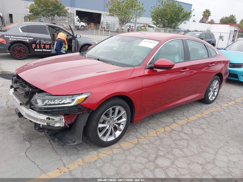 Vin: 1hgcv1f14na077509, lot: 46616351, honda accord lx 20222