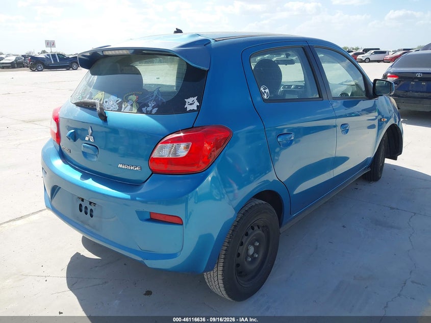 Vin: ml32a3hj8jh011712, lot: 46616352, mitsubishi mirage es 20184