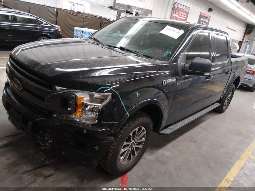 Vin: 1ftew1eg3jkd16417, lot: 46616371, ford f-150 xlt 20182