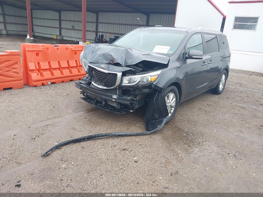 Vin: kndmb5c11h6240261, lot: 46616374, kia sedona lx 20172